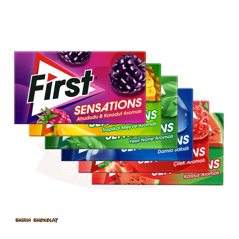 آدامس فرست سنسیشن First Sensations در 7 طعم