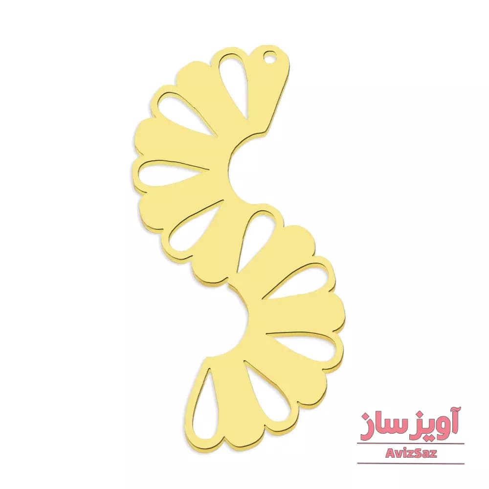 گردنبند هندسی کد 102468 — تصویر ۲