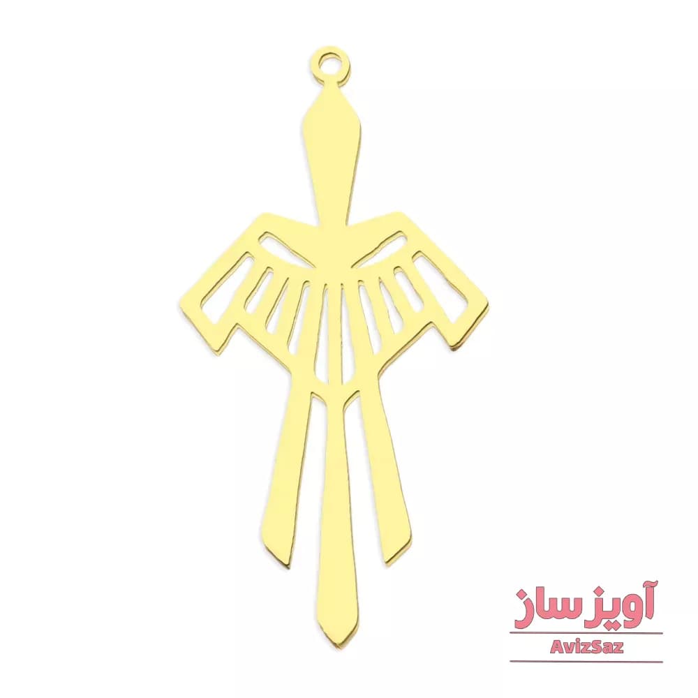 گردنبند هندسی کد 102466 — تصویر ۲