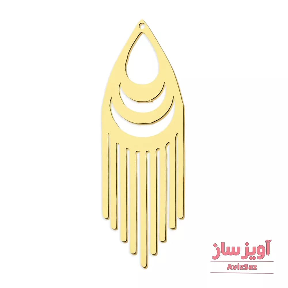 گردنبند هندسی کد 102464 — تصویر ۲