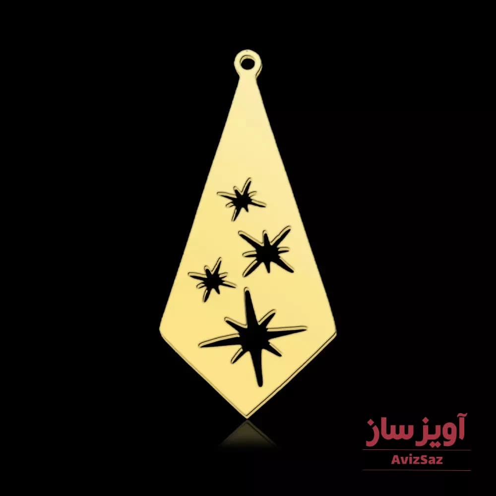 گردنبند هندسی کد 102463