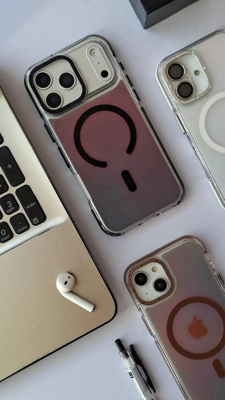 قاب هولوگرامی مگ سیف لنزدار گوشی آیفون 13 و آیفون 14 — تصویر ۶