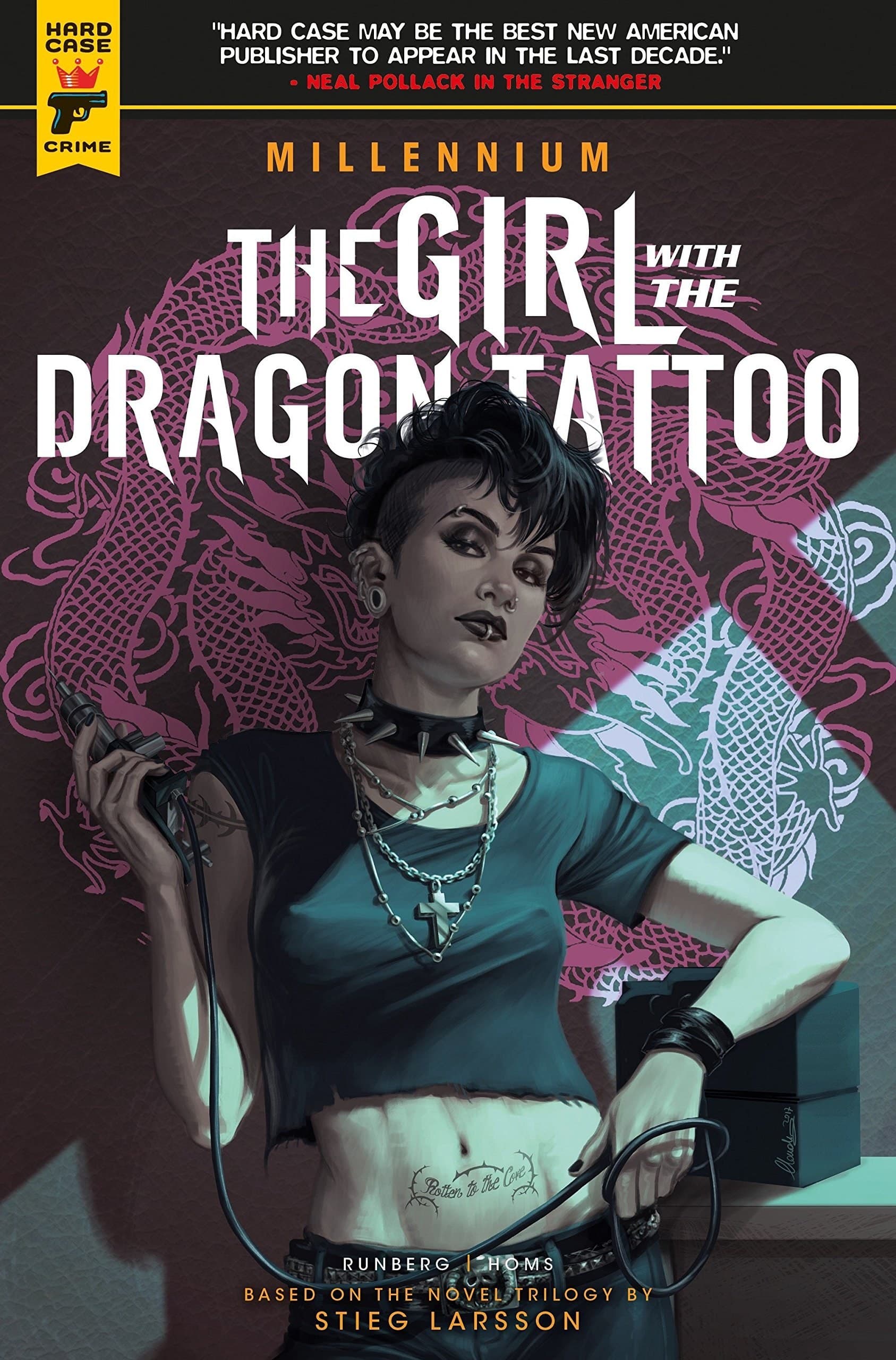 کتاب The Girl with the Dragon Tattoo (دختری با خالکوبی اژدها) اثر Stieg Larsson نسخه انگلیسی PDF