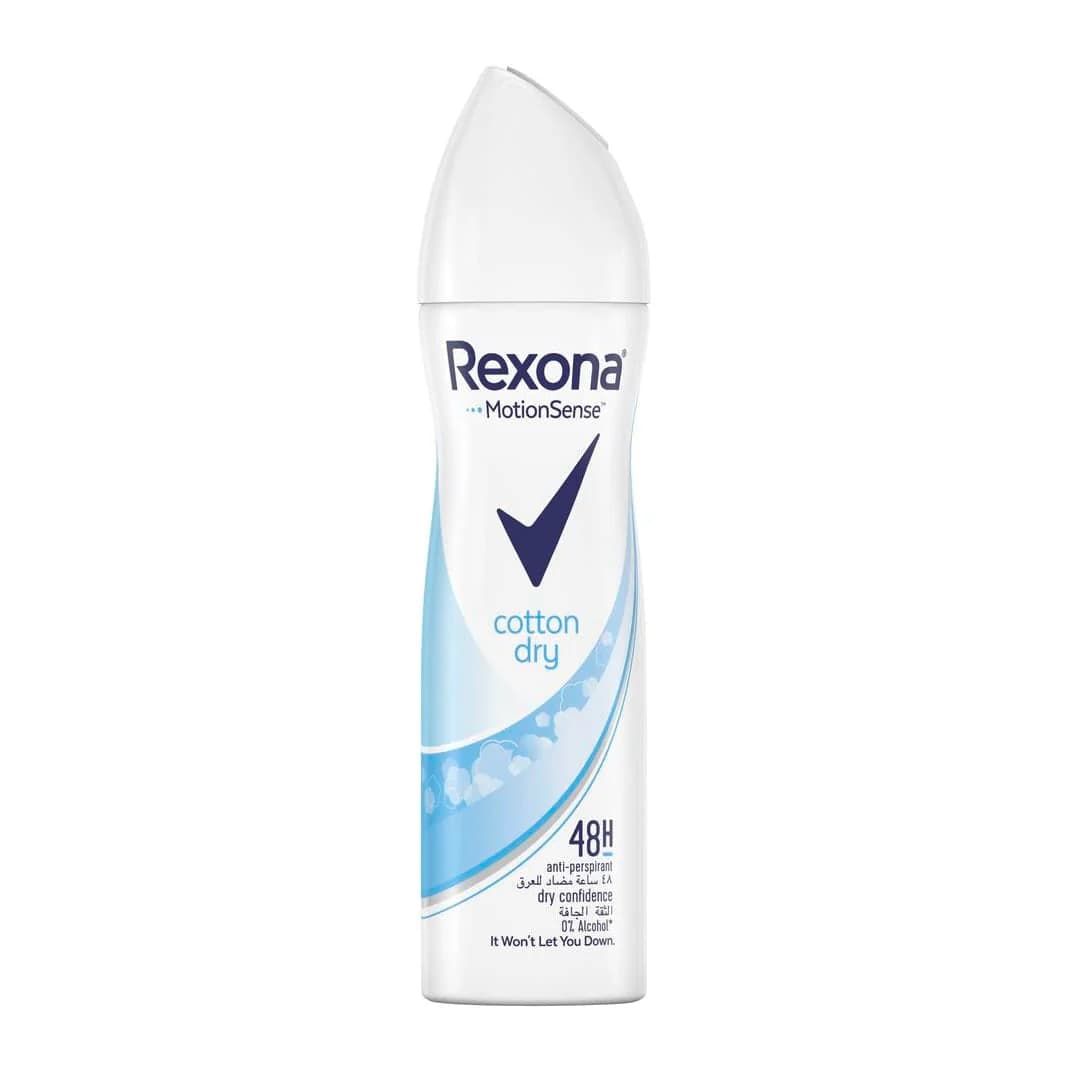 اسپری بدن رکسونا مدل 150ml cotton dry