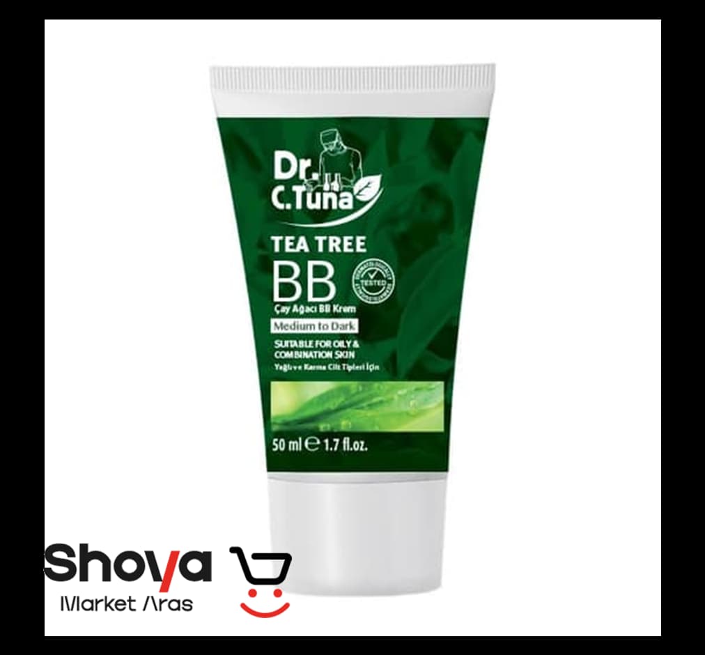 بی بی کرم فارماسی Farmasi مدل Dr. C. Tuna Tea Tree رنگ Light to Medium حجم ۵۰ میلی‌لیتر