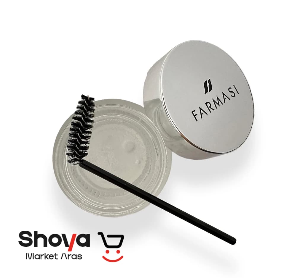 واکس ابرو کاسه ای فارماسی Farmasi مدل Brow Setting Wax وزن 25 گرم