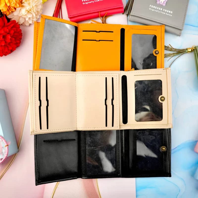 کیف پول سه لت کوچک دخترانه 12-314 — تصویر ۳