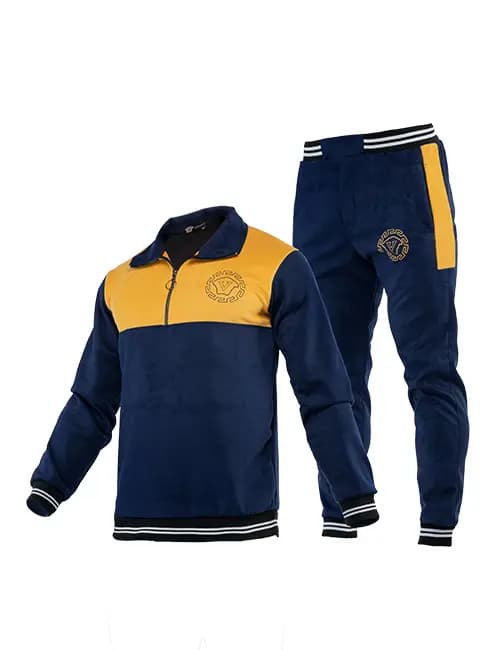 ست سویشرت نیم زیپ و شلوار اسپرت Versace مدل 35899