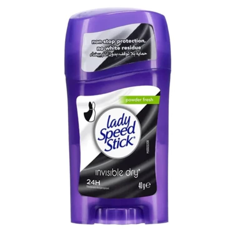 استیک دئودرانت زنانه لیدی اسپید Lady Speed مدل Powder Fresh Invisible Dry