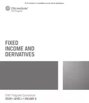 دانلود کتاب CFA 2020 Level 1 Volume 5 Fixed Income and Derivatives – CFA 2020 سطح 1 جلد 5 درآمد…
