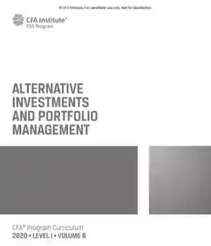 دانلود کتاب CFA 2020 Level 1 Volume 6 Alternative Investments and Portfolio Managment – CFA 2020 سطح 1 جلد 6…