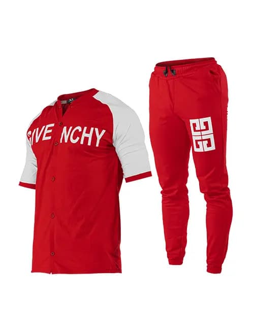 ست پیراهن و شلوار مردانه بیسبالی Givenchi مدل 37209