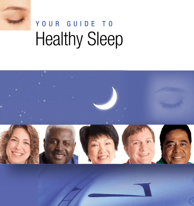 کتاب انگلیسی Your Guide to Healthy Sleep. راهنمای شما برای خواب سالم. نسخه انگلیسی. پی دی اف.
