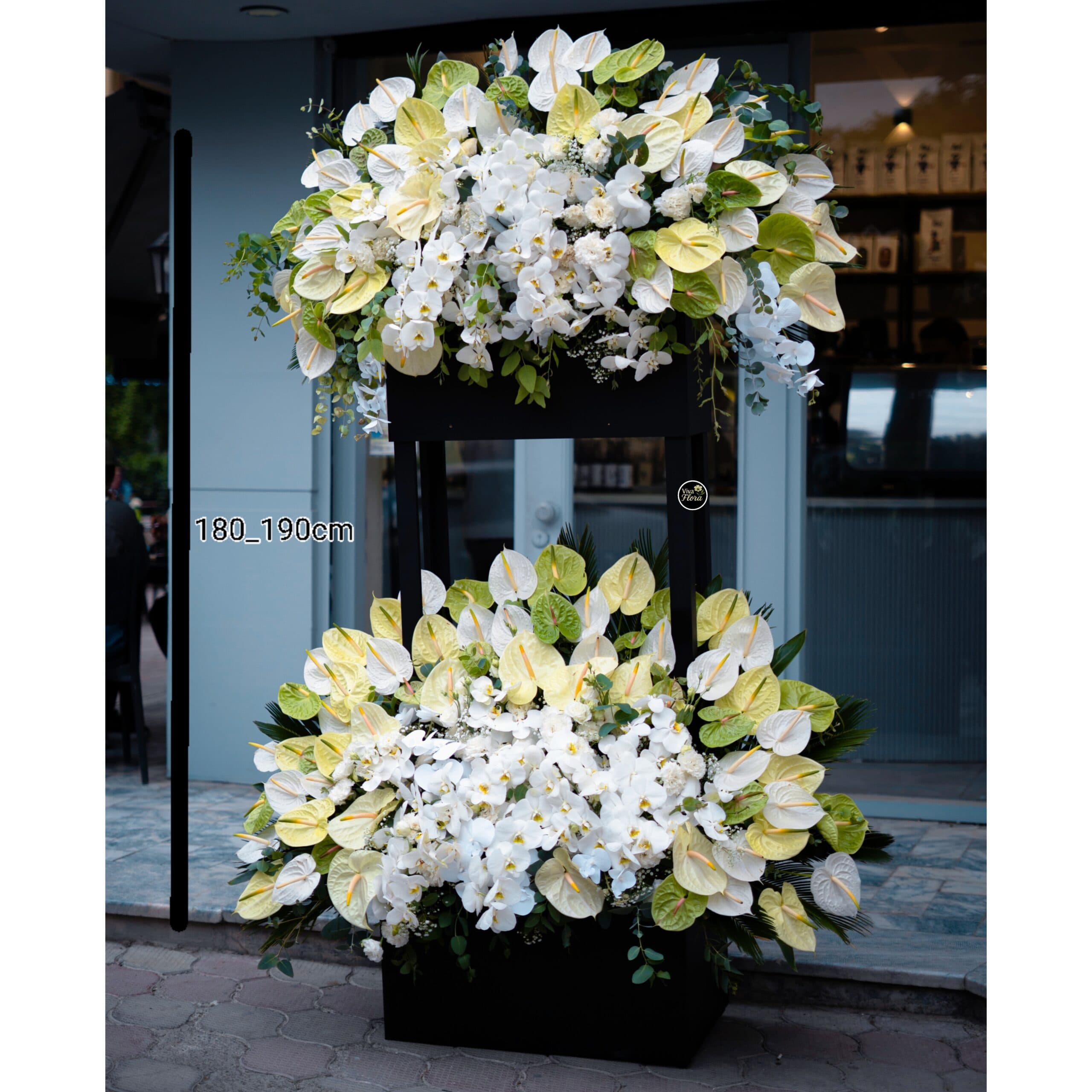 تاج گل لوکس ارکیده و آنتوریوم مهتا