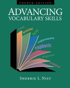 کتاب آموزشی انگلیسی Advancing Vocabulary Skills. نسخه انگلیسی. پی دی اف. نویسنده Sherrie L. Nist
