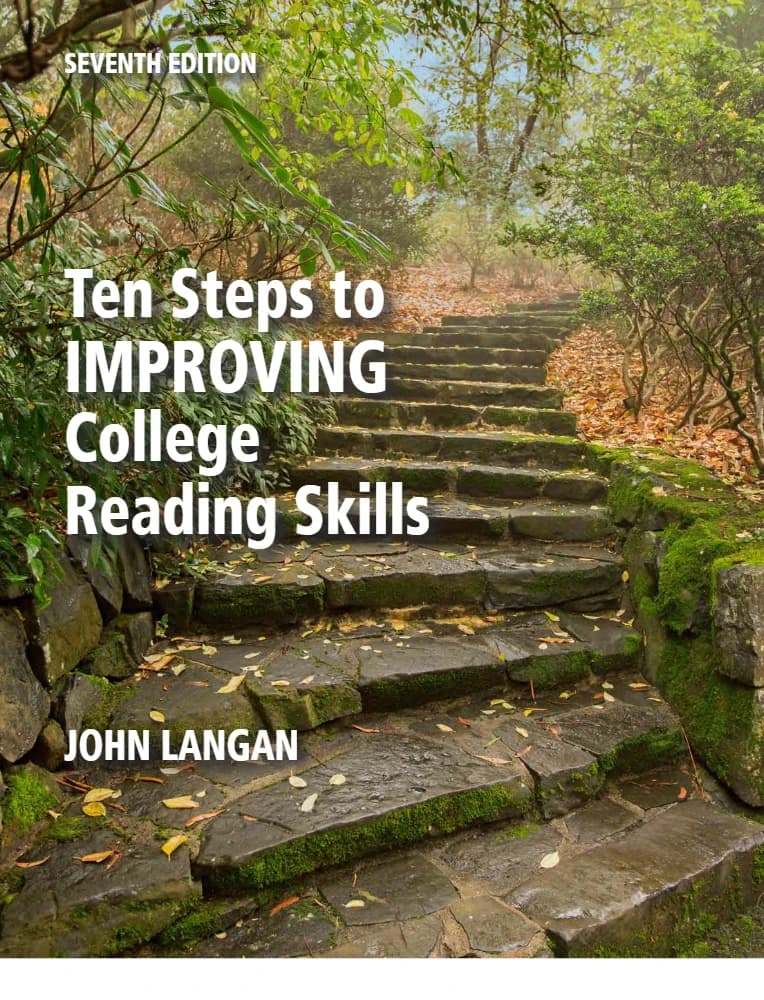 کتاب Ten Steps to Improving College Reading Skills (ده گام برای بهبود مهارت‌های مطالعه دانشگاهی) نسخه انگلیسی PDF | جان لانگان — تصویر ۲