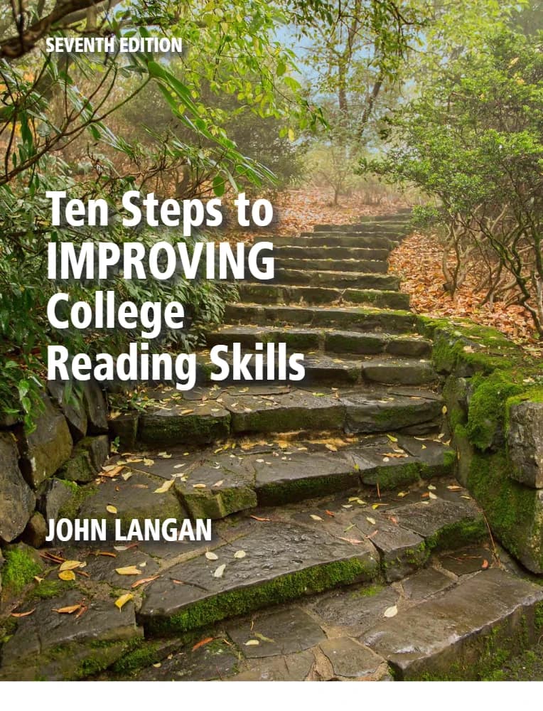 کتاب Ten Steps to Improving College Reading Skills (ده گام برای بهبود مهارت‌های مطالعه دانشگاهی) نسخه انگلیسی PDF | جان لانگان — تصویر ۳