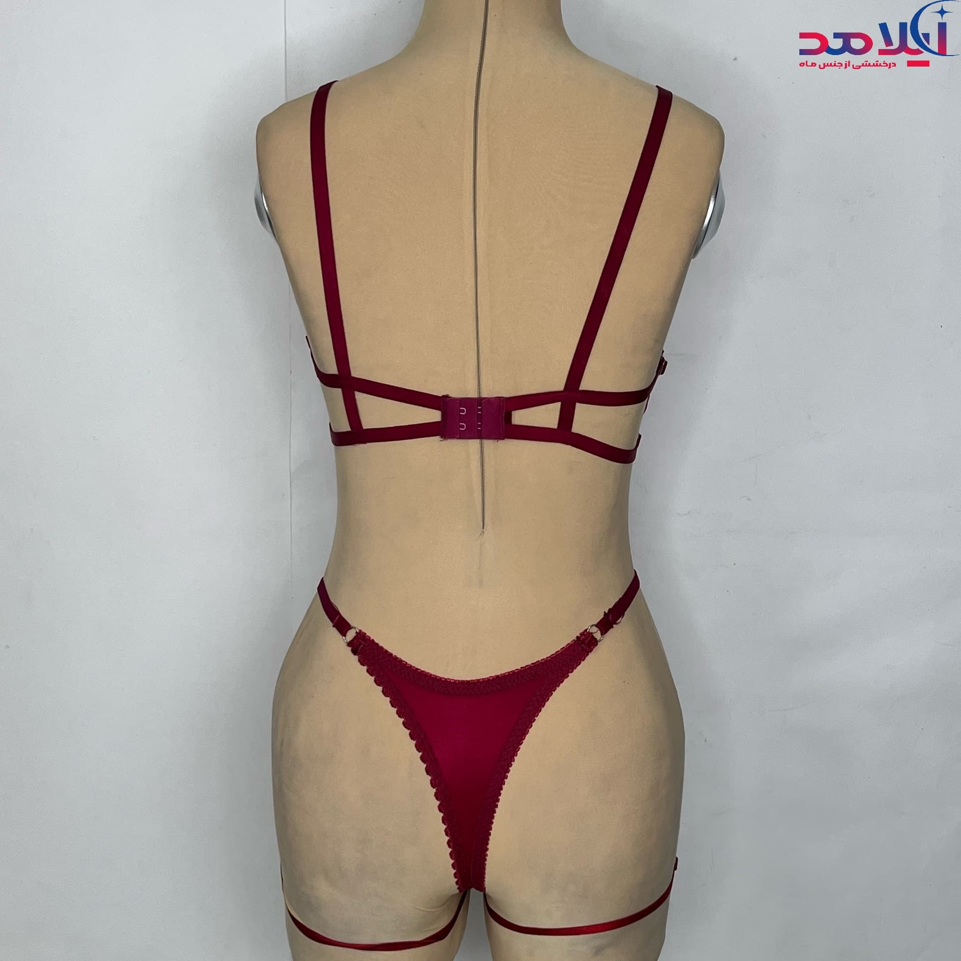 لباس خواب زنانه آیلامد کد ۹۰۳۳ | ست سوتین و شورت لامبادا خوش‌استایل و باکیفیت — تصویر ۸