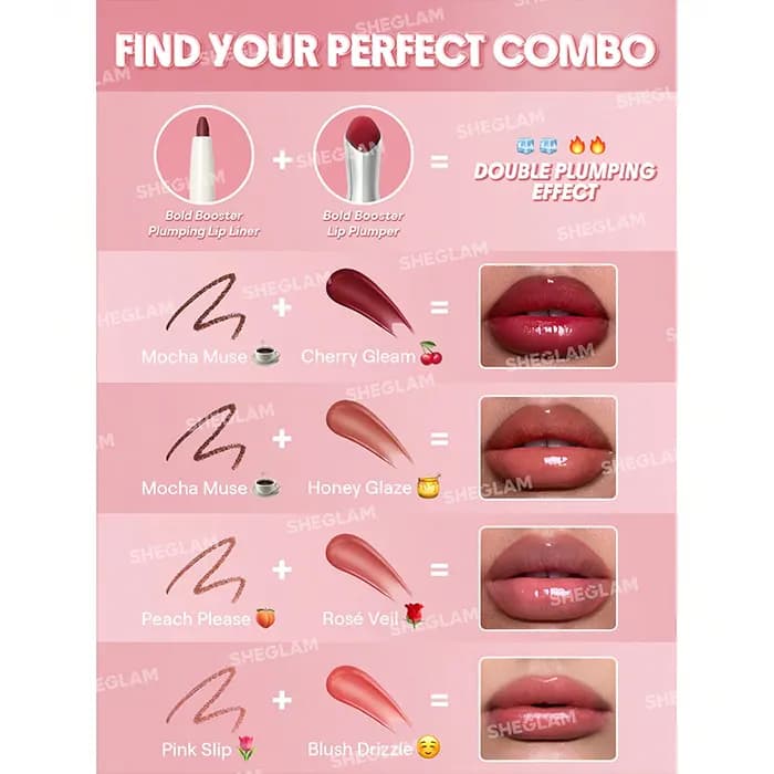 لیپ پلامپر بولد بوستر شیگلم (8رنگ) | SHEGLAM BOLD BOOSTER LIP PLUMPER — تصویر ۴