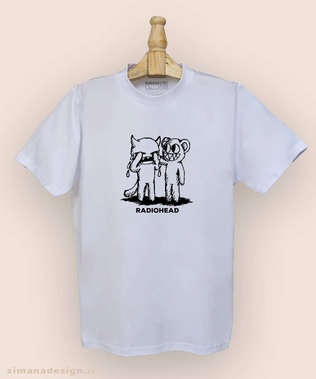 تیشرت مردانه و زنانه طرح رادیوهد کد 992 — تصویر ۹
