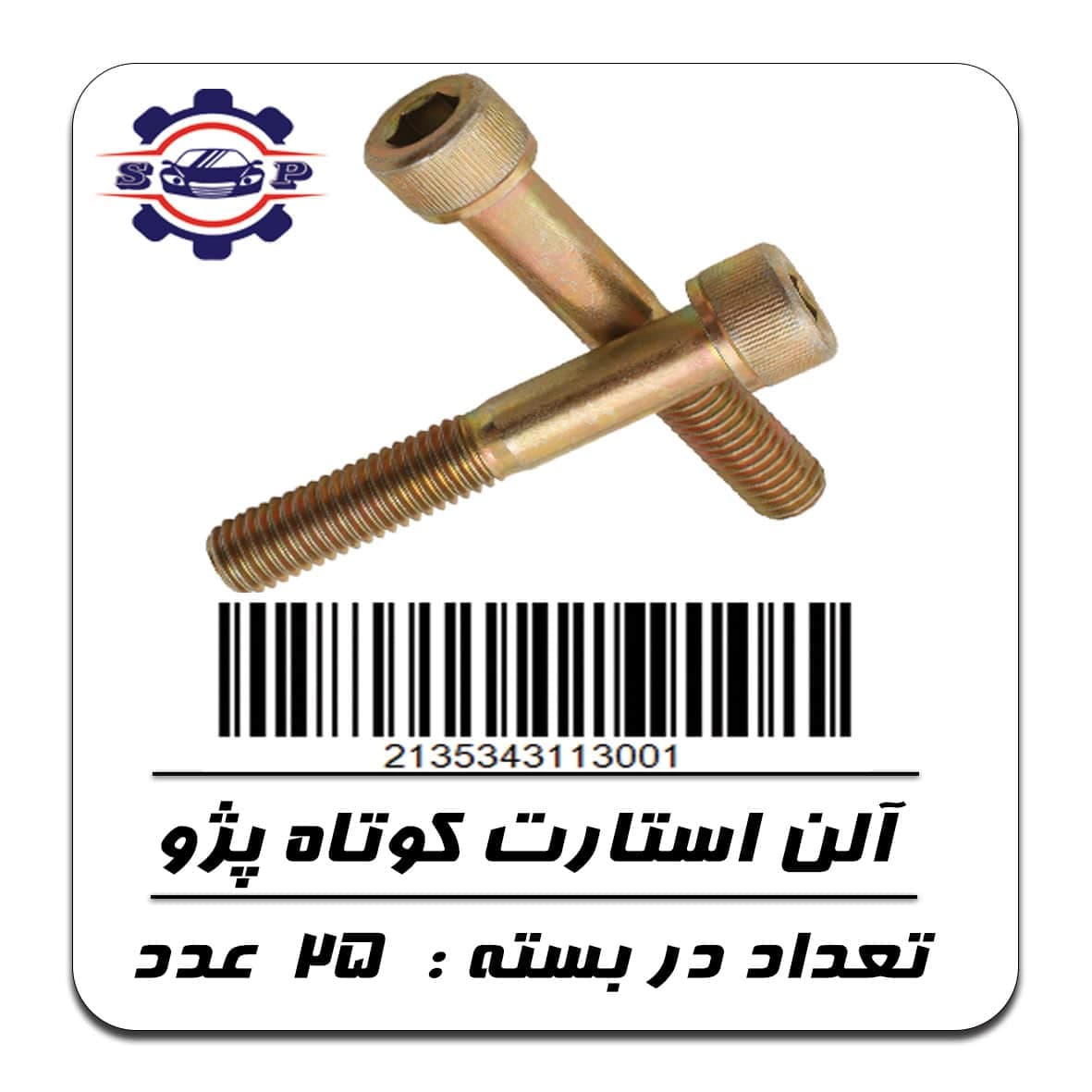 پیچ آلن استارت کوتاه پژو