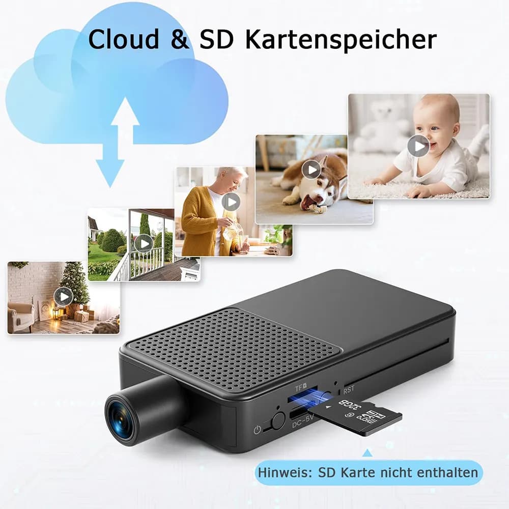 دوربین مینی مخفی وای‌فای HD برند Digimore با باتری 10 ساعته، دید در شب و تشخیص حرکت مدل LN02 — تصویر ۲