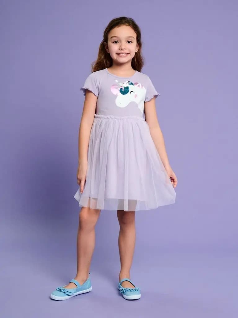 سارافون بچگانه پولکی مجلسی