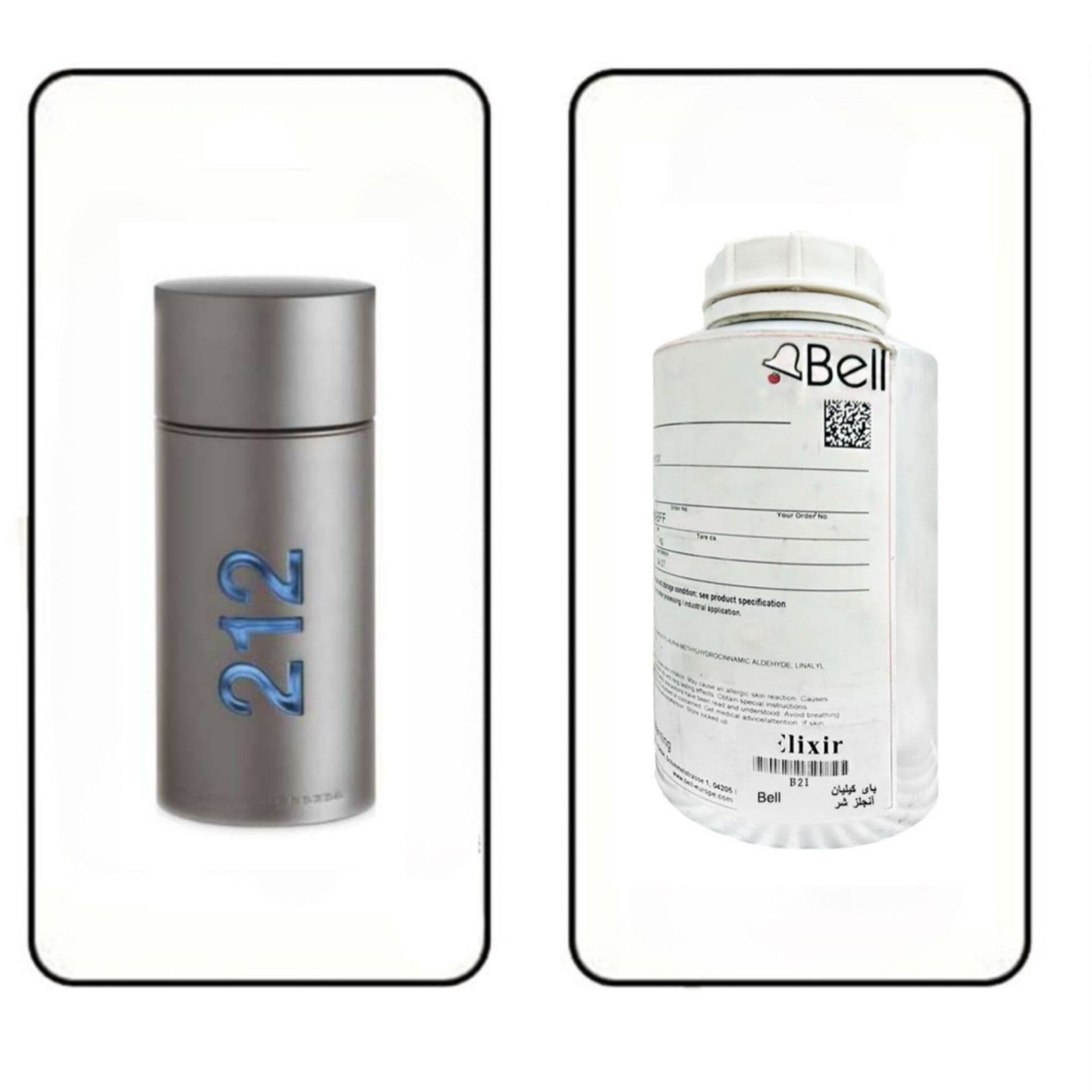 عطر گرمی ۲۱۲ مردانه منهتن برند بل (BELL)