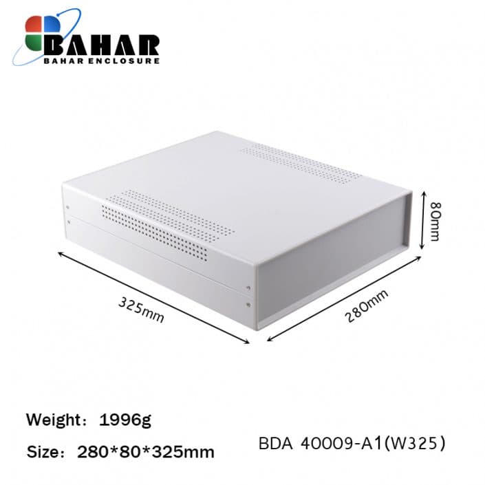 BDA 40009-A1 W325 جعبه فلزی با پانل پلاستیکی