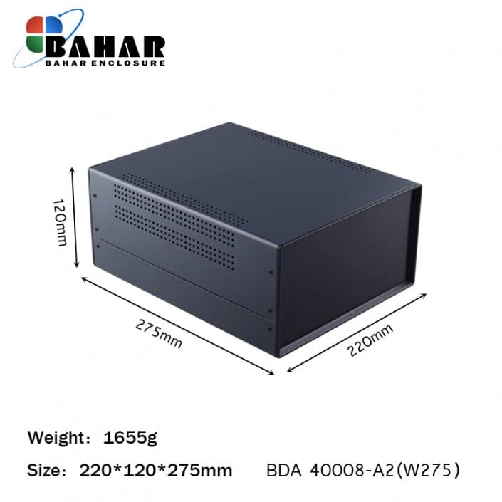 BDA 40008-A2 W275 جعبه فلزی با پانل پلاستیکی