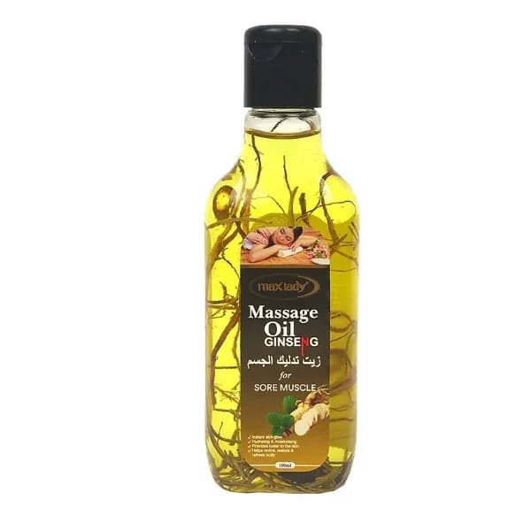 روغن ماساژ عصاره جنسینگ مکس لیدی مدل Max Lady Ginseng حجم 100ml