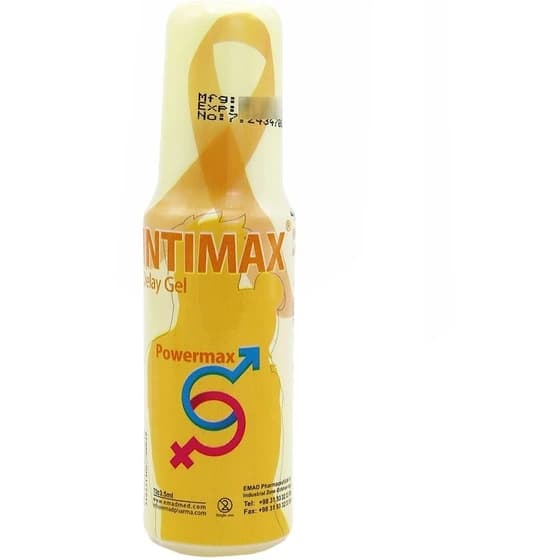 ژل زرد اینتیمکس مدل حجم دهنده و تاخیری 70ml
