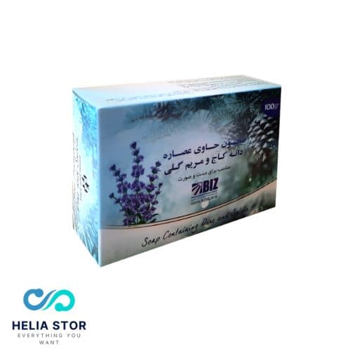 پک 3 عددی صابون دست و صورت دانه کاج و مریم گلی