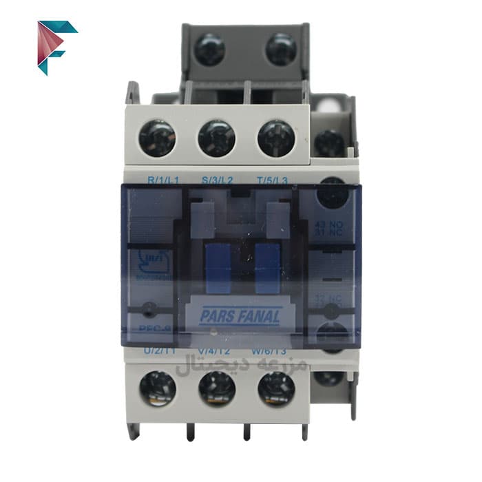 کنتاکتور پارس فانال 18 آمپر | pfc-18 | بوبین 220V ac