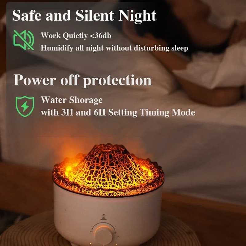 دستگاه بخور سرد طرح آتشفشانی هولدمی مدل HOLDMAY KP-V21B — تصویر ۵