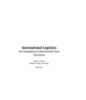 دانلود کتاب International Logistics: the Management of International Trade Operations – لجستیک بین المللی: مدیریت عملیات تجارت بین المللی