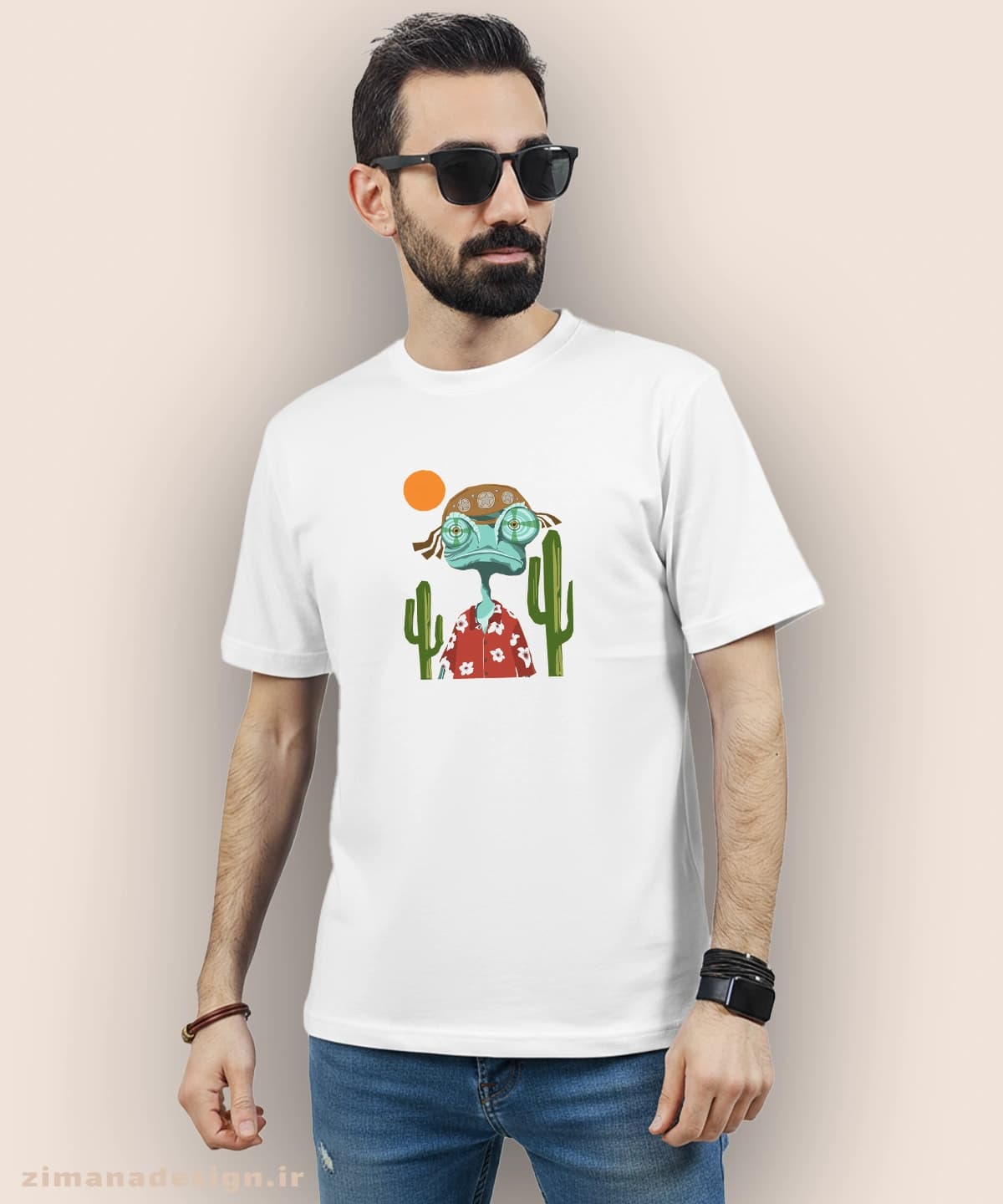 تیشرت مردانه و زنانه طرح آقای رنگو کد 892 — تصویر ۸