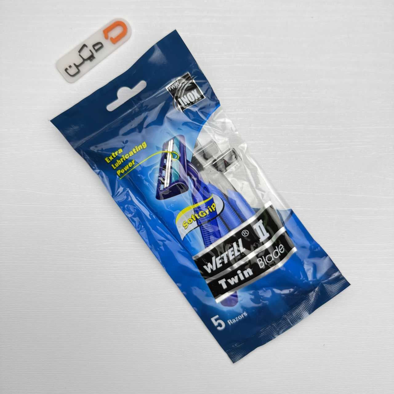 تیغ اصلاح (ژیلت) 2 تیغ پک 5 تایی | WT2735