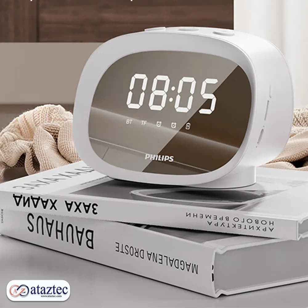 اسپیکر فیلیپس مدل TAS2909 – با ساعت زنگدار | اتصال بیسیم با بلوتوث 5.0 و قابلیت TWS — تصویر ۲