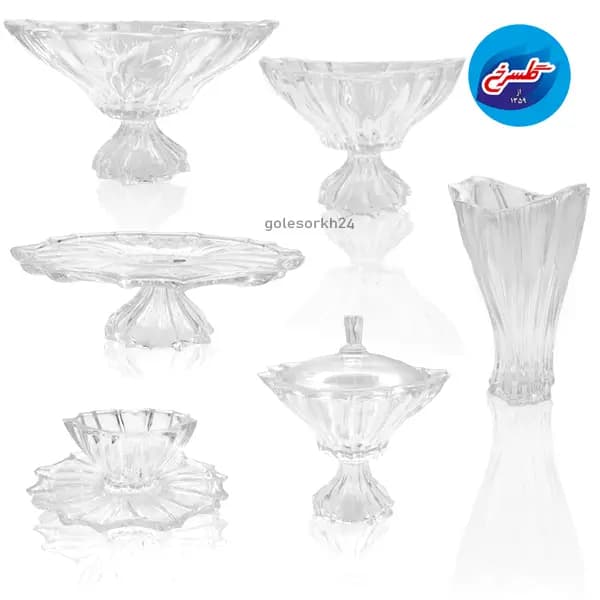 سرویس کریستال پلانتیک 30 پارچه