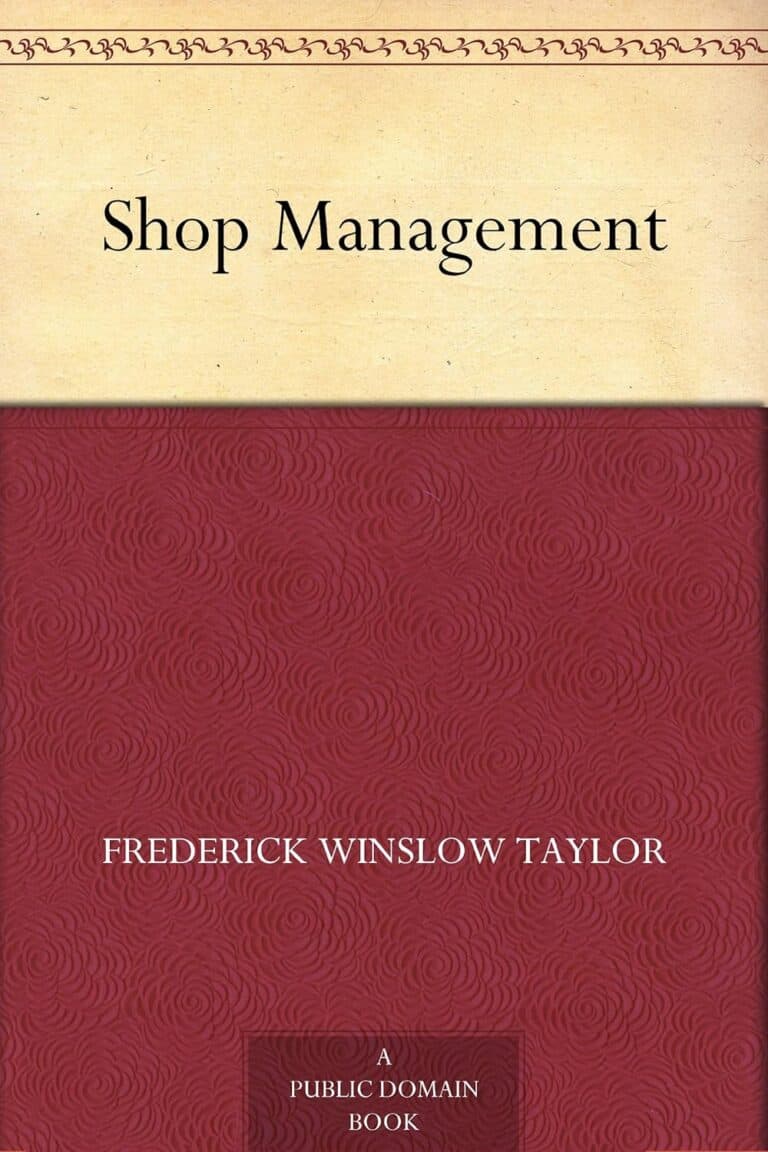 کتاب Shop Management (مدیریت کارگاه) نسخه انگلیسی PDF | فردریک وینسلو تیلور