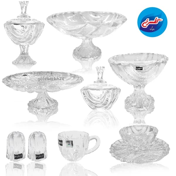 سرویس کریستال بامبو 49 پارچه