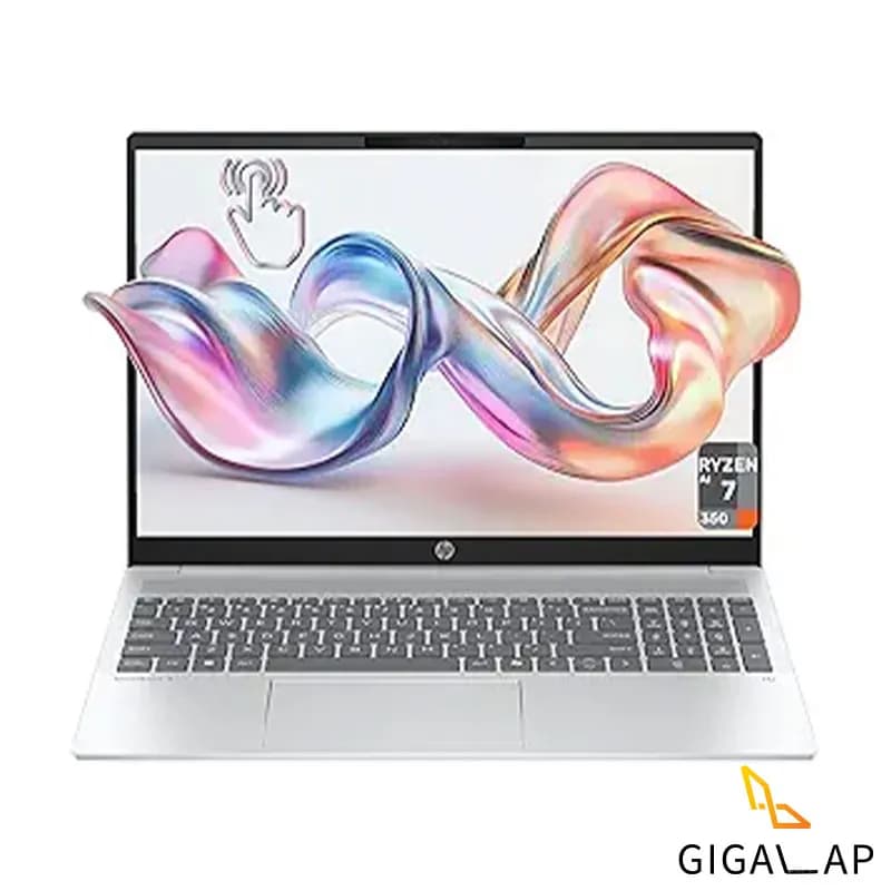 لپ تاپ HP Omni book 5 مدل RYZEN 7 350U 16GB 512GB SSD 512MB 15.6 FHD