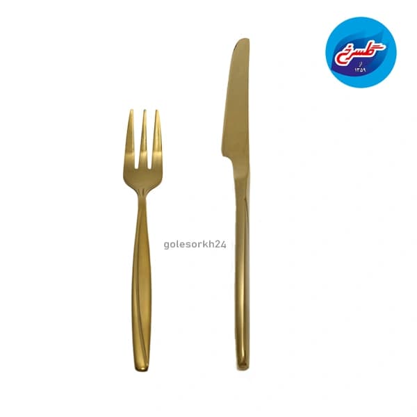 سرویس قاشق و چنگال ام جی 150 پارچه مدل ماینز طلایی — تصویر ۳