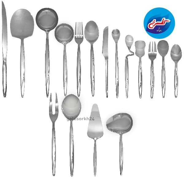 سرویس قاشق و چنگال اس جی 143پارچه مدل 265 مات
