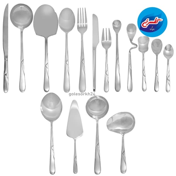 سرویس قاشق و چنگال اس جی 143پارچه مدل 264 — تصویر ۲