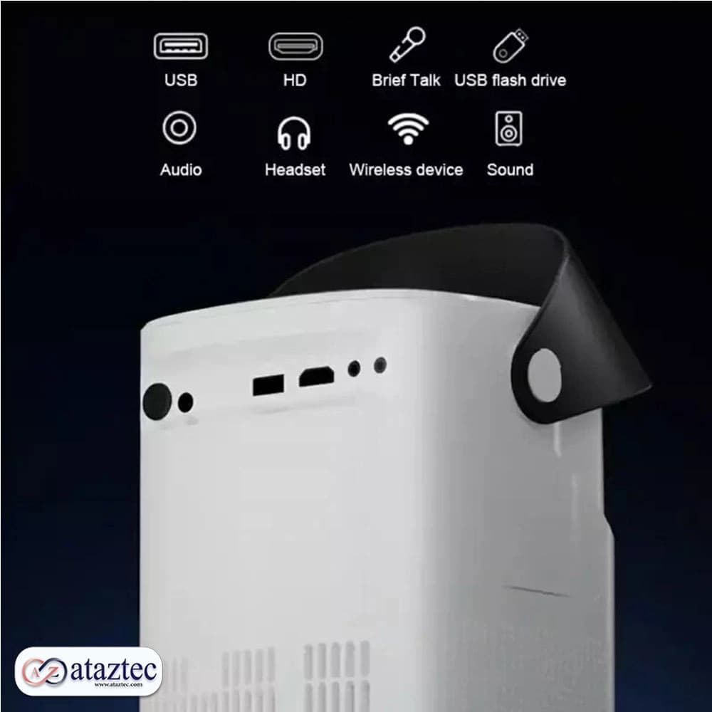 ویدیو پروژکتور مدل TS-2 | با رزولوشن 8kUHD | با قابلیت اتصال آیینه ای به iOS و اندروید — تصویر ۳