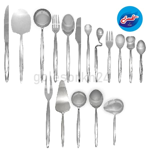 سرویس قاشق و چنگال اس جی 143پارچه مدل 265 براق