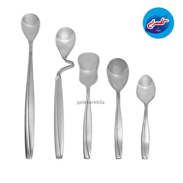 سرویس قاشق و چنگال اس جی 143پارچه مدل 157براق — تصویر ۶