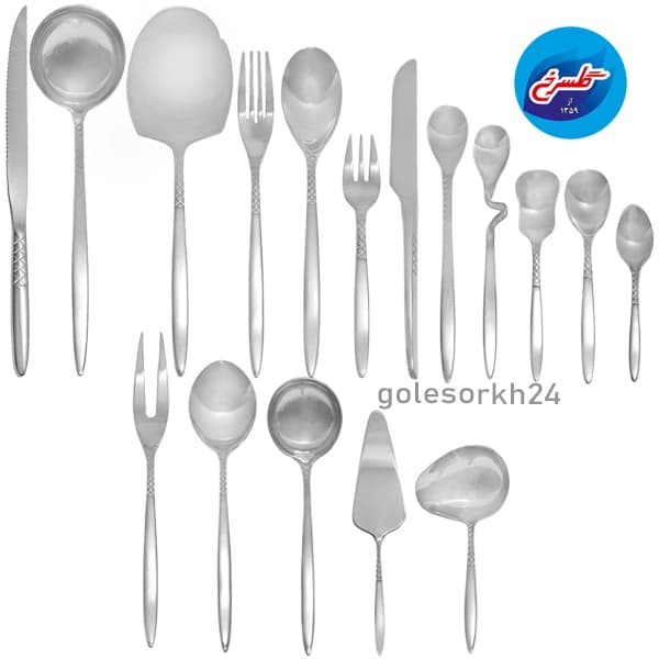 سرویس قاشق و چنگال اس جی 143پارچه مدل 317 — تصویر ۲